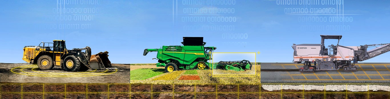 Trois instruments agricoles