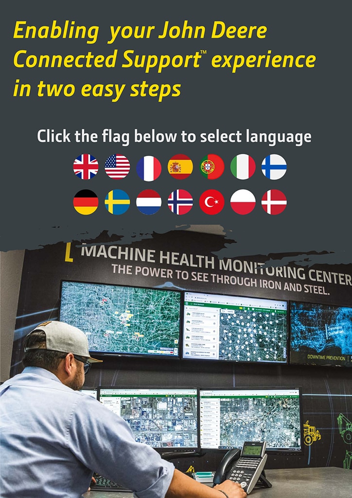 Guide d'activation de John&nbsp;Deere Connected Support