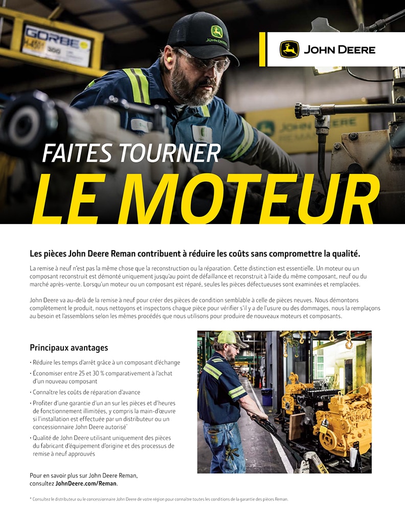 Pour un bon fonctionnement assuré