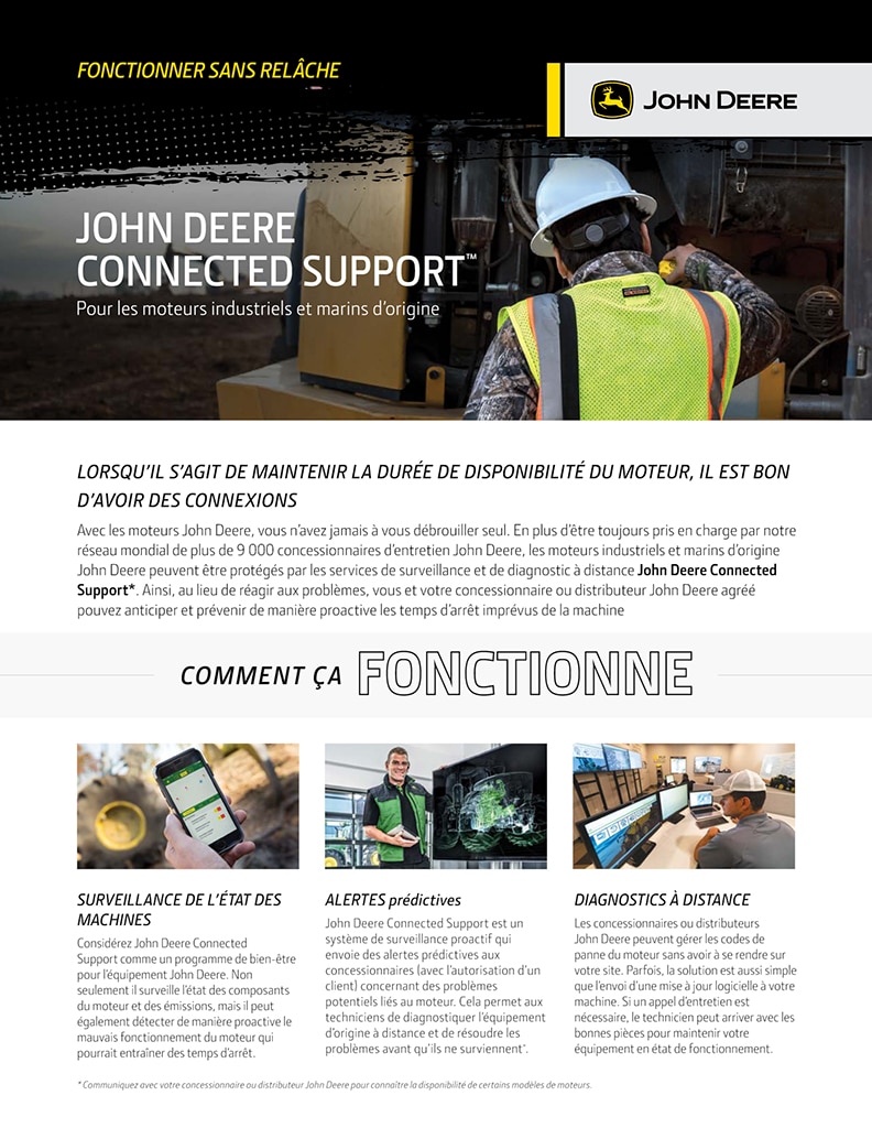 Circulaire John Deere Connected Support