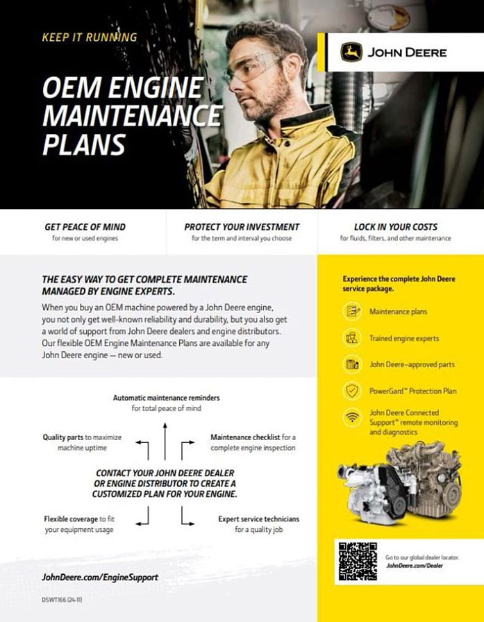 Plans dentretien de moteur dorigine
