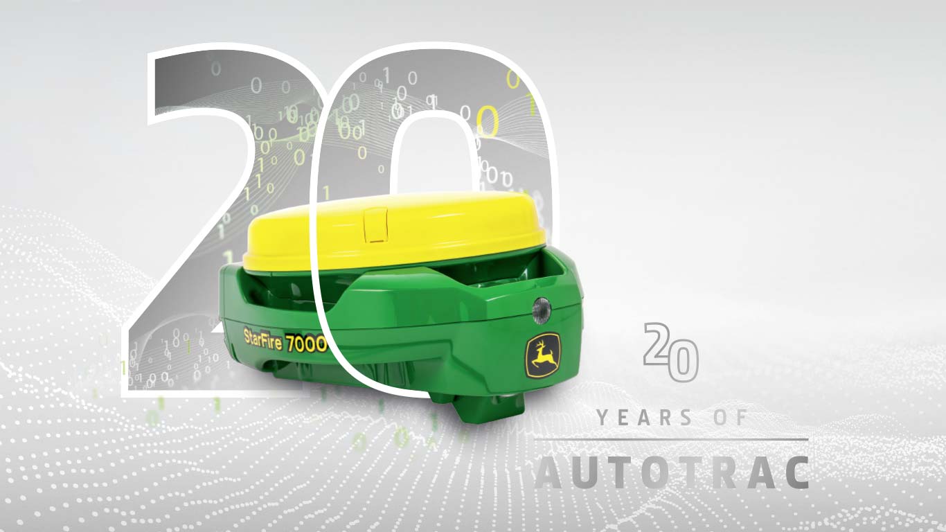 AutoTrac™ : 20 ans de guidage de précision