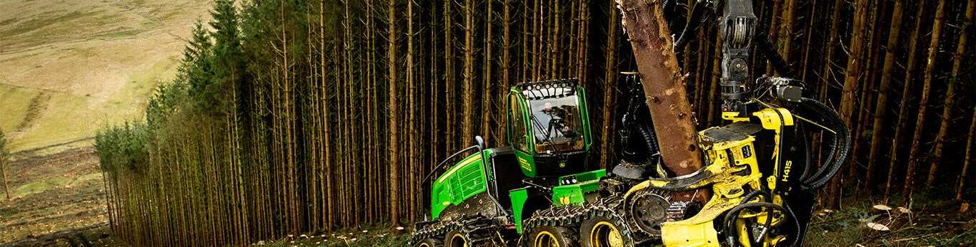 John Deere matériels forestiers