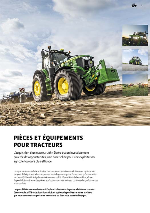 Pièces et équipements pour tracteurs