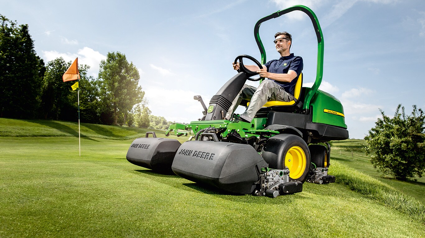 John Deere Tondeuses de greens autoportées et autotractées John Deere FR