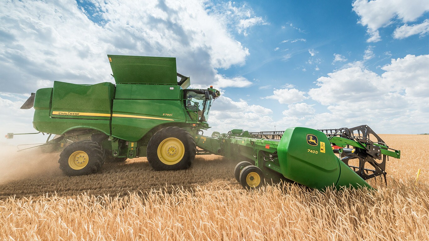 Contrôle prédictif du débit d’alimentation pour les moissonneuses-batteuses John Deere