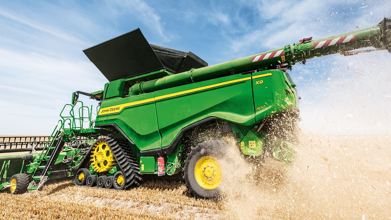 Moissonneuse-batteuse John Deere X9 2 rotors puissance