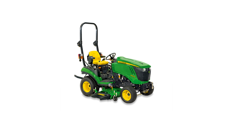 Tondez en surclassé! Faites l’acquisition d’un tracteur compact John Deere 1026R auprès de votre concessionnaire, et équipez-le d’un carter de coupe 54’’ (1.37 m) pour 1 € de plus.*