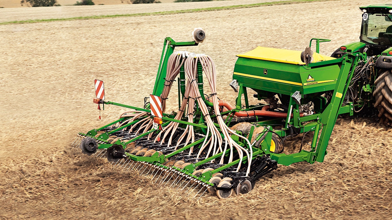 740A double disc pneumatic mulch drill