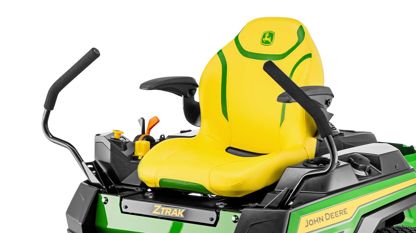 Agencement moderne du tableau de bord des tondeuses professionnelles à rayon de braquage zéro ZTrak