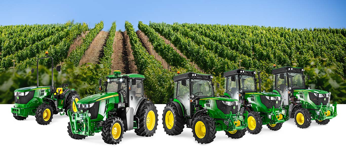 Tracteurs de la série 5 pour les récoltes à forte valeur ajoutée