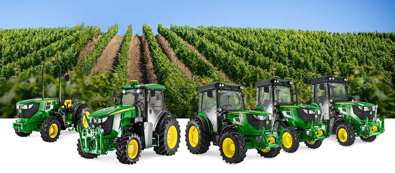 Tracteurs de la série 5 pour les récoltes à forte valeur ajoutée