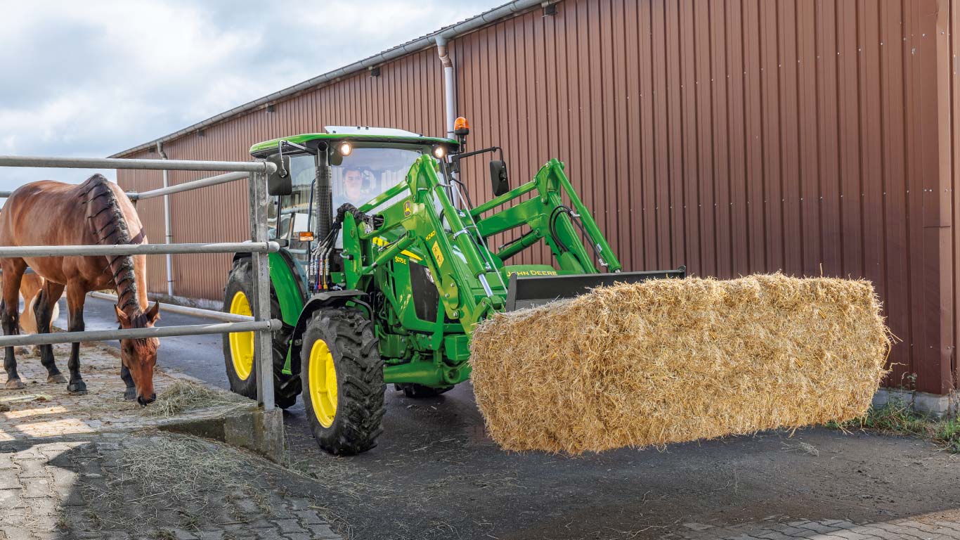 Flexibilité : tracteur prééquipé pour chargeur frontal